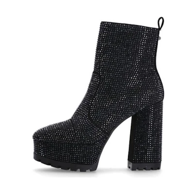 (W) MICHAEL KORS Zip Short Boot 'Simplified Black'