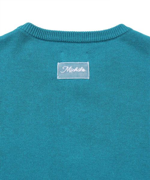 Details for (Women) MICHIKO LONDON KOSHINO Essential Round Knit Cardigan Teal Blue ML26SO01BL