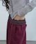 Buy (Women) MICHIKO LONDON KOSHINO Fold Waist Sweatpants Burgundy ML26SB13BD