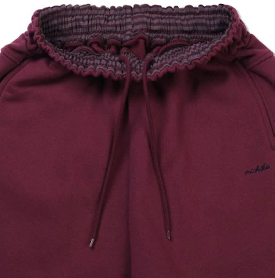 (Women) MICHIKO LONDON KOSHINO Fold Waist Sweatpants Burgundy ML26SB13BD Lookbook (Women) MICHIKO LONDON KOSHINO Fold Waist Sweatpants Burgundy ML26SB13BD