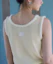 Buy (Women) MICHIKO LONDON KOSHINO Hairy Trim Knit Vest Lemon Sorbet ML26ST22LE