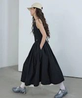 (Women) MICHIKO LONDON KOSHINO Hem String Layered Dress Black ML26SD03BK (Women) MICHIKO LONDON KOSHINO Hem String Layered Dress Black ML26SD03BK