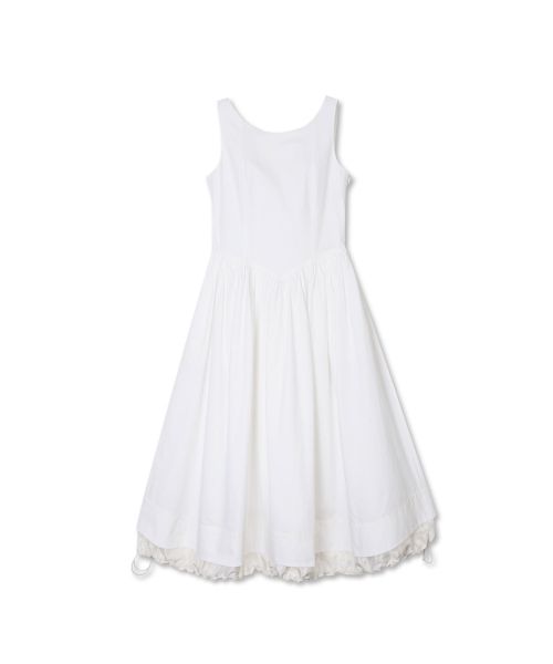 Order (Women) MICHIKO LONDON KOSHINO Hem String Layered Dress Ivory ML26SD03IV