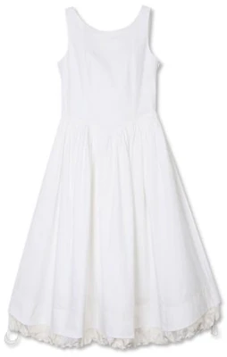 (Women) MICHIKO LONDON KOSHINO Hem String Layered Dress Ivory ML26SD03IV Order (Women) MICHIKO LONDON KOSHINO Hem String Layered Dress Ivory ML26SD03IV