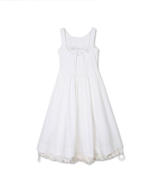 Purchase (Women) MICHIKO LONDON KOSHINO Hem String Layered Dress Ivory ML26SD03IV