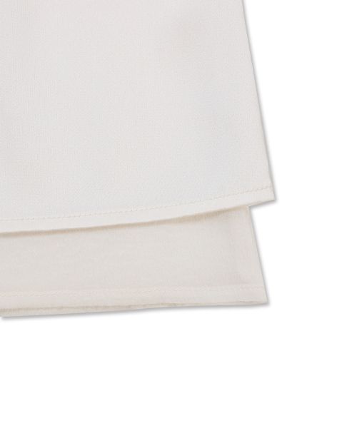 Shop (W) 미치코 런던 코시노 레이어드 새틴 미니 스커트 아이보리 ML26SB04IV