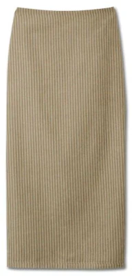 (Women) Michiko London Koshino Matte Vintage Stripe Skirt Mud Beige ML25FB02BE Order (Women) Michiko London Koshino Matte Vintage Stripe Skirt Mud Beige ML25FB02BE