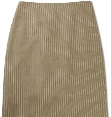 (Women) Michiko London Koshino Matte Vintage Stripe Skirt Mud Beige ML25FB02BE Lookbook (Women) Michiko London Koshino Matte Vintage Stripe Skirt Mud Beige ML25FB02BE