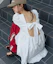 Buy (Women) MICHIKO LONDON KOSHINO Puff Sleeve Ribbon Mini Dress White ML26SD05WH