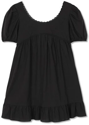 (Women) MICHIKO LONDON KOSHINO Puff Sleeve Ribbon Mini Dress Black ML26SD05BK Order (Women) MICHIKO LONDON KOSHINO Puff Sleeve Ribbon Mini Dress Black ML26SD05BK