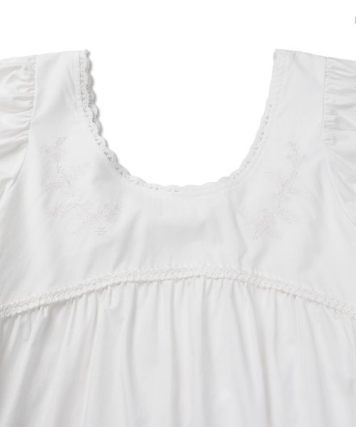 Lookbook (Women) MICHIKO LONDON KOSHINO Puff Sleeve Ribbon Mini Dress White ML26SD05WH