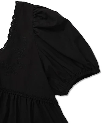 (Women) MICHIKO LONDON KOSHINO Puff Sleeve Ribbon Mini Dress Black ML26SD05BK Shop (Women) MICHIKO LONDON KOSHINO Puff Sleeve Ribbon Mini Dress Black ML26SD05BK