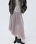 Buy (Women) Michiko London Koshino Unbalanced Chiffon Skirt Ash Gray ML26FB41GR