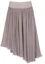 Order (Women) Michiko London Koshino Unbalanced Chiffon Skirt Ash Gray ML26FB41GR