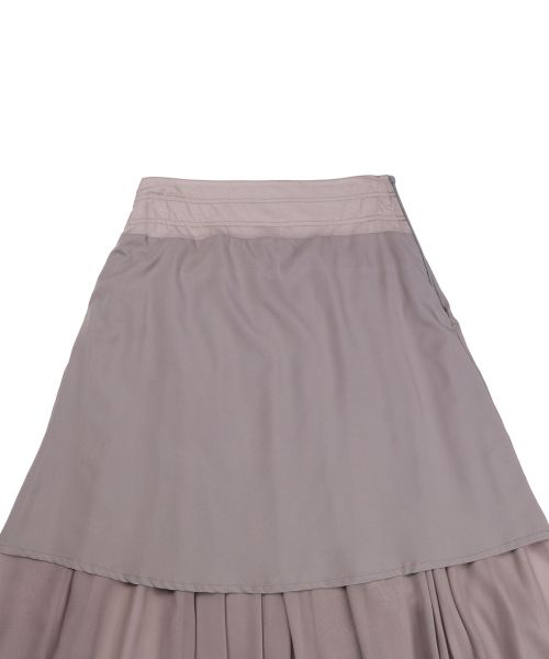 Purchase (Women) Michiko London Koshino Unbalanced Chiffon Skirt Ash Gray ML26FB41GR