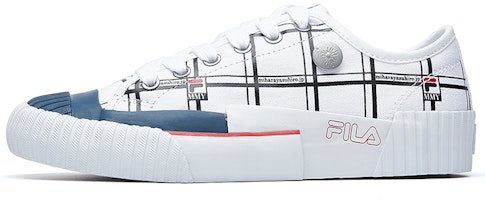 (Women) Mihara x FILA Carve Low 'White Blue' F12W034425FWB (Women) Mihara x FILA Carve Low 'White Blue' F12W034425FWB