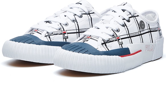 Mihara x Fila 斐樂 Carve 低筒帆布鞋 女款 白藍 Lookbook Mihara x Fila 斐樂 Carve 低筒帆布鞋 女款 白藍