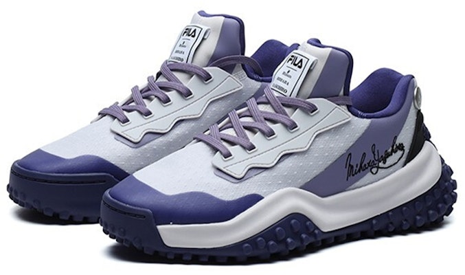 (W) FILA Mihara x FM-9 Kasut Lari Rendah Ungu 'Putih' F12W124138FPP Lookbook (W) FILA Mihara x FM-9 Kasut Lari Rendah Ungu 'Putih' F12W124138FPP