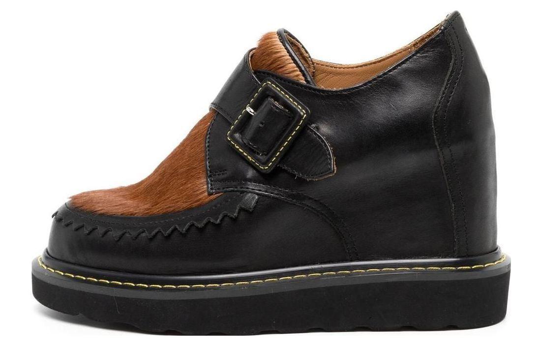 (W) MIHARA YASUHIRO 'Black Wedge High-Top Sneaker'