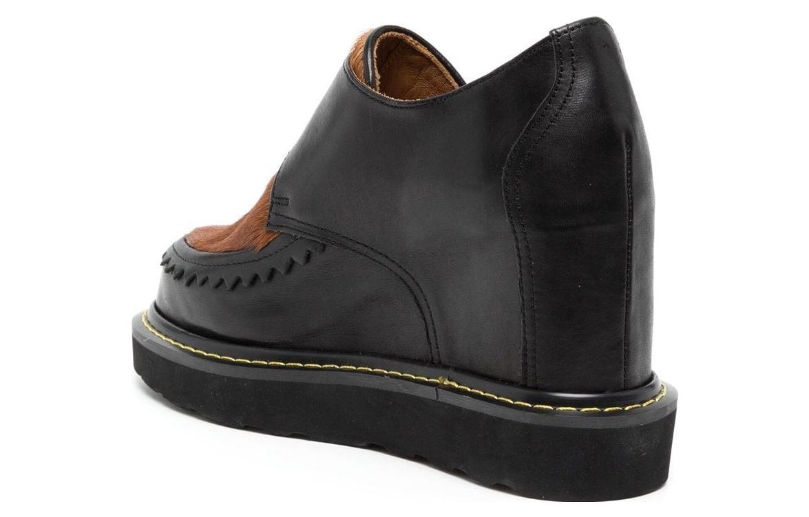 (W) MIHARA YASUHIRO 'Black Wedge High-Top Sneaker' 圖 4