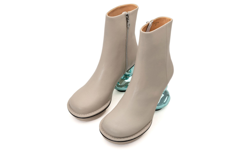 MAISON MIHARA YASUHIRO Duck heel boots 'Black Brown' 圖 11