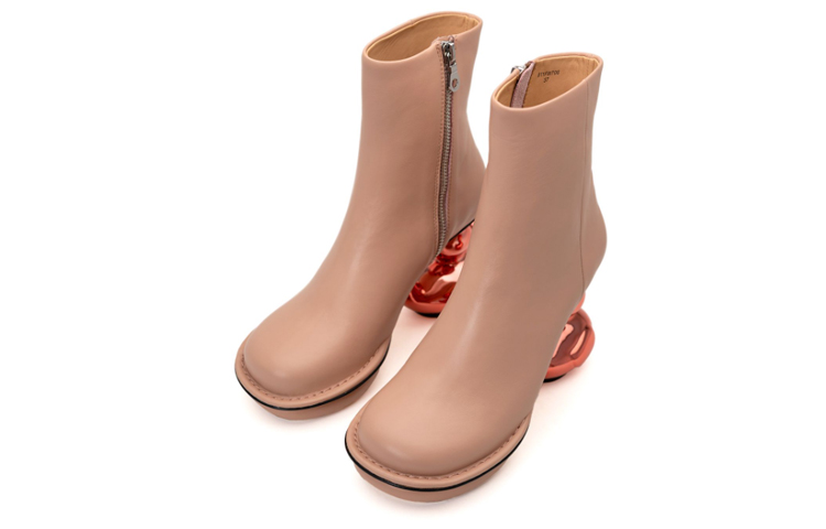 MAISON MIHARA YASUHIRO Duck heel boots 'Black Brown' 圖 15