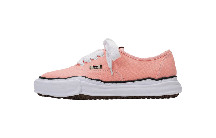 (Women) MIHARA YASUHIRO Baker Low-Top Casual Sneakers Pink Fashion Trend. A02FW704 Pink Color.