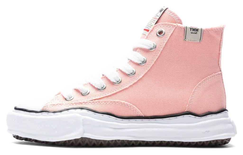 (Women) MIHARA YASUHIRO Peterson Pink High-Top Casual Fashion Sneakers. A01FW701 - Pink Color