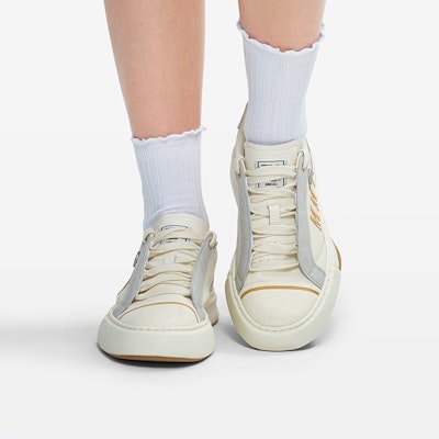 (W) FILA MIHARA YASUHIRO x FM-4 'Putih' F12W234209FVA Details for (W) FILA MIHARA YASUHIRO x FM-4 'Putih' F12W234209FVA