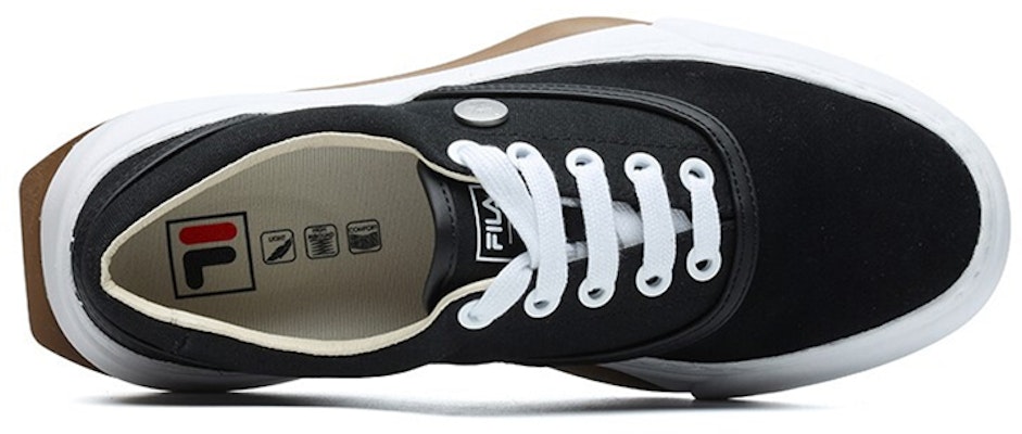 (W) FILA Mihara x Fashion Court FM-10 Low-Top Sneakers 'Hitam' F12W124348FBK Shop (W) FILA Mihara x Fashion Court FM-10 Low-Top Sneakers 'Hitam' F12W124348FBK