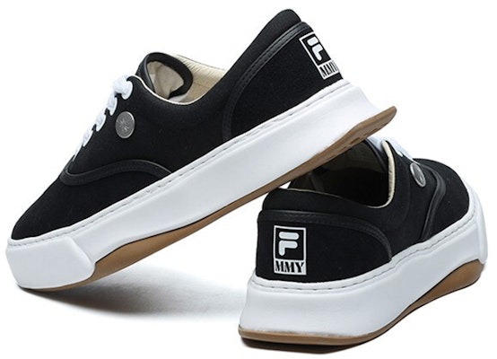 (W) FILA Mihara x Fashion Court FM-10 Low-Top Sneakers 'Hitam' F12W124348FBK Purchase (W) FILA Mihara x Fashion Court FM-10 Low-Top Sneakers 'Hitam' F12W124348FBK