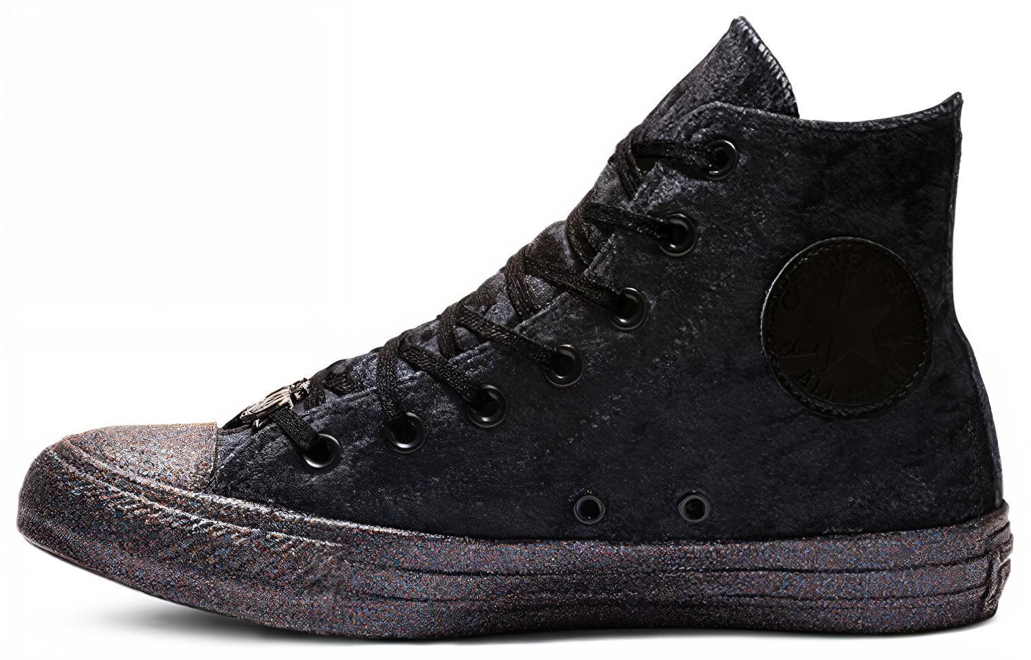 Buy (W) Miley Cyrus x Converse Chuck Taylor All Star Hi 'Hitam Perak' 563723C