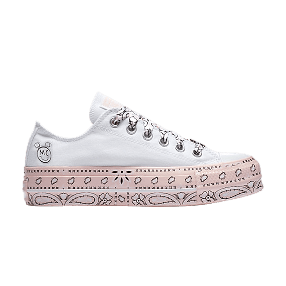 (W) Miley Cyrus Converse Chuck Taylor All Star Lift Ox 'White'