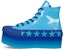 (W) Miley Cyrus x Converse Chuck Taylor All Star Platform Faux Patent Hi 'Biru Gnarly' 563724C