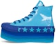Buy (W) Miley Cyrus x Converse Chuck Taylor All Star Platform Faux Patent Hi 'Biru Gnarly' 563724C