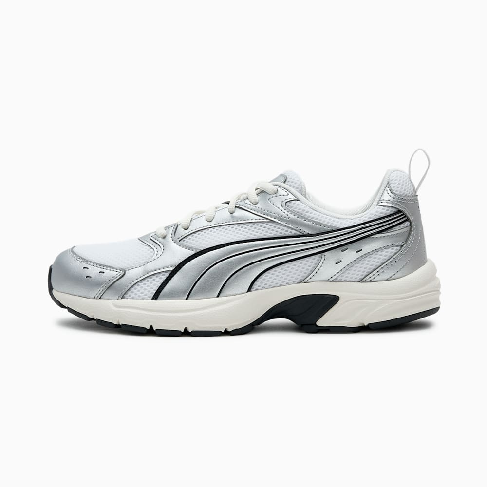 (W) Millennium Tech LT PUMA White/PUMA Silver/Feather Gray