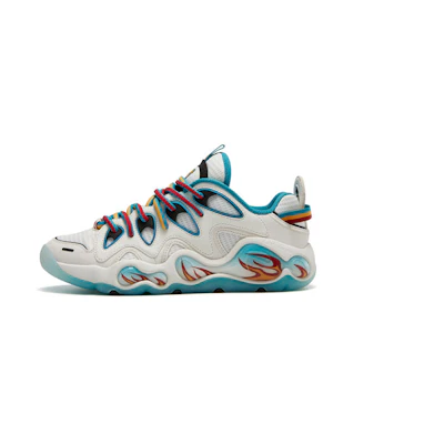 (W) FILA FUSION Mitchell & Ness Bank Vertical Sneakers 'White Blue'