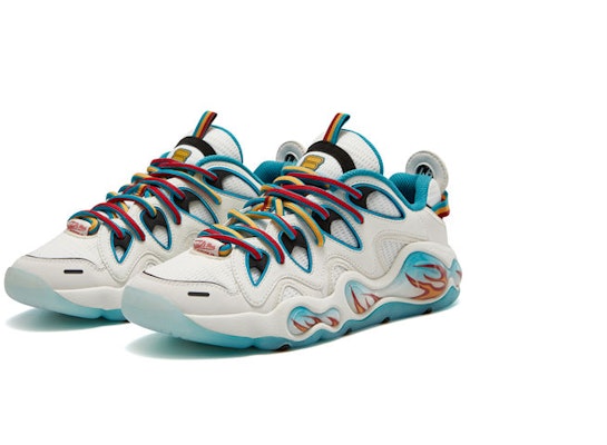 (W) 휠라 퓨전 x 미첼앤네스 뱅크 버티컬 스니커즈 '화이트 블루' T12W343217FBS Order (W) 휠라 퓨전 x 미첼앤네스 뱅크 버티컬 스니커즈 '화이트 블루' T12W343217FBS