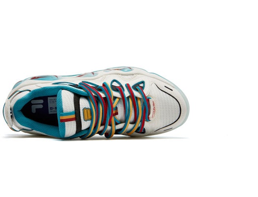 (W) 휠라 퓨전 x 미첼앤네스 뱅크 버티컬 스니커즈 '화이트 블루' T12W343217FBS Lookbook (W) 휠라 퓨전 x 미첼앤네스 뱅크 버티컬 스니커즈 '화이트 블루' T12W343217FBS