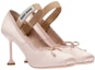 Lookbook (W) MIU MIU 85mm Pumps Satin Merah Jambu Orchid 5I793D_QU6_F0615_F_085