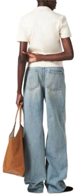 (W) MIU MIU 米色純色圓領短袖針織上衣 T 恤 MJN499_14AR_F0HAT Purchase (W) MIU MIU 米色純色圓領短袖針織上衣 T 恤 MJN499_14AR_F0HAT