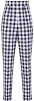 (Women) MIU MIU Black and White Checkered Slim Fit Casual Pants. MP1560-1LTR-F0002 (Women) MIU MIU Black and White Checkered Slim Fit Casual Pants. MP1560-1LTR-F0002