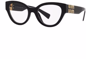 Order (W) MIU MIU 黑色貓眼光學塑膠眼鏡附Logo鏡腳 POIZON240621601