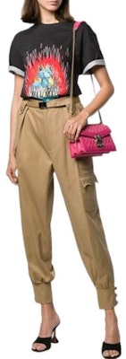 (W) MIU MIU 黑猫火焰印花短袖T恤 MJN1451-UE9-F0002 Lookbook (W) MIU MIU 黑猫火焰印花短袖T恤 MJN1451-UE9-F0002