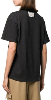 (W) MIU MIU 黑猫火焰印花短袖T恤 MJN1451-UE9-F0002 Shop (W) MIU MIU 黑猫火焰印花短袖T恤 MJN1451-UE9-F0002