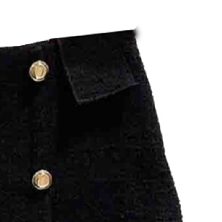 (Women) MIU MIU  Black Double-Breasted Button Casual Skirt. MG2157-13RL-F0008 圖 6