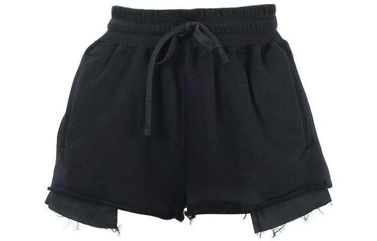 (Women) MIU MIU  Black Drawstring Casual Shorts with Rolled Hem. MJP300-13FV-F0002 圖 2