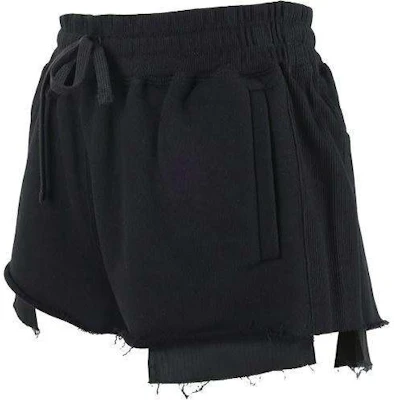(W) MIU MIU 黑色抽绳翻边休闲短裤 MJP300-13FV-F0002 Shop (W) MIU MIU 黑色抽绳翻边休闲短裤 MJP300-13FV-F0002