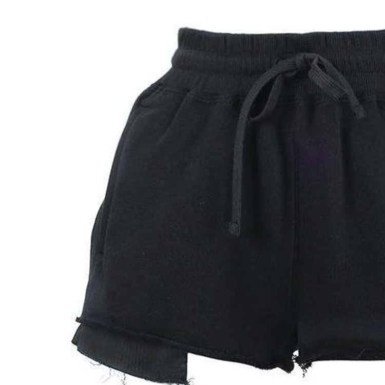 (Women) MIU MIU  Black Drawstring Casual Shorts with Rolled Hem. MJP300-13FV-F0002 圖 5