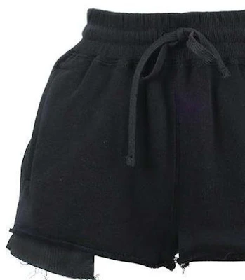 (W) MIU MIU 黑色抽绳翻边休闲短裤 MJP300-13FV-F0002 Purchase (W) MIU MIU 黑色抽绳翻边休闲短裤 MJP300-13FV-F0002